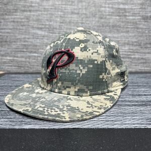 Padres Military Camouflage Hat THE GAME Pro Vintage Fitted Hat Green MLB - 7 1/8